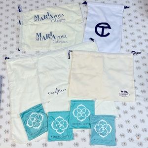 Kendra Scott Cole Haan Drawstring Dust Bags Lot